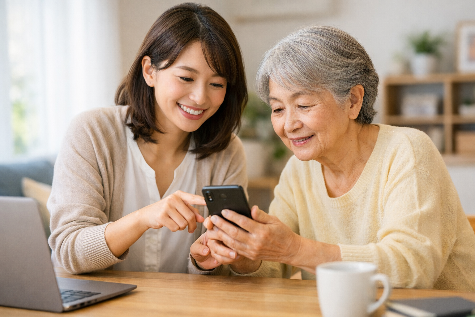 スマホ教室・料金見直しのイメージ