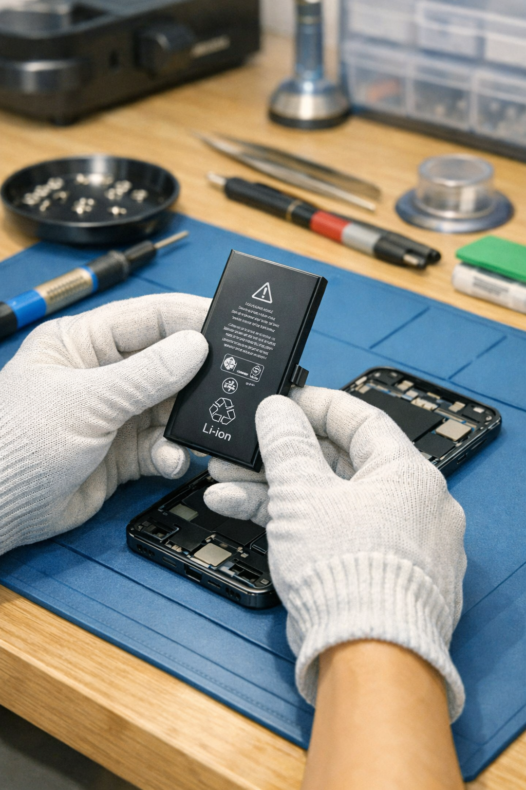 スマホのバッテリー交換サービス